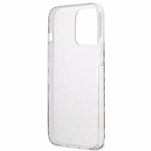 Guess GUHCP13LHSLEOP iPhone 13 Pro / 13 6.1" vaaleanpunainen/vaaleanpunainen kovakotelo Leopardi