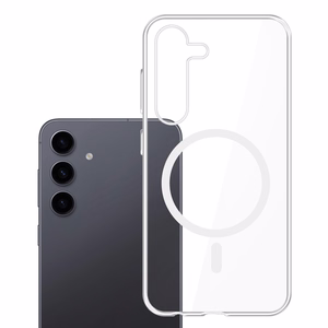 3mk Clear MagCase Samsung Galaxy S24+:lle - läpinäkyvä