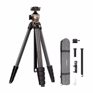 NEEWER Carbon Fiber Travel Tripod with 360°