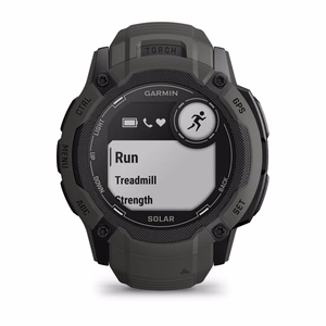 Garmin Instinct 2X Solar digitaalinen GPS-älykello, 2,79 cm (1,1"), MIP, 50 mm, 176 × 176 pikseliä, kosketusnäyttö, grafiitti, satelliitti-GPS