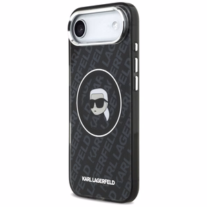 Karl Lagerfeld IML Karl Head Logo MagSafe -suojakuori iPhone 17 Air -mallille, musta