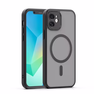 Mag Matt Suojakuori iPhone 12 6,1" musta kameransuoja