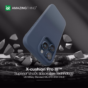 Amazing Thing Smoothie Magsafe Suojakuori 8FT IP156.7PSMBU iPhone 15 Pro Max:lle laivastonsininen