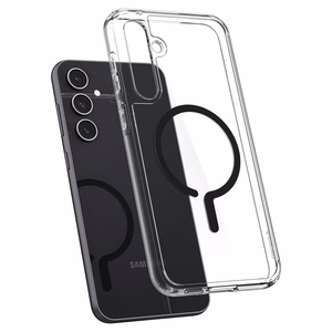 SPIGEN suojakuori ULTRA HYBRID Onetap Ring yhteensopiva MagSafe SAMSUNG S23 FE musta