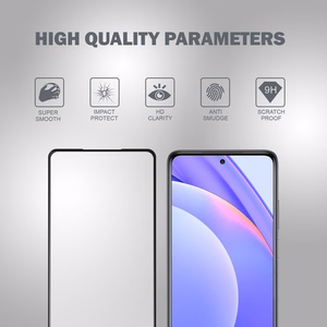 Crong 3D Armor Glass Full Glue 9H karkaistu näytönsuojalasi Xiaomi Mi 10T Lite -laitteelle