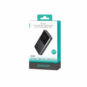 Joyroom JR-QP191 Star Series Mini varavirtalähde 10000 mAh 22,5W digitaalinäytöllä musta