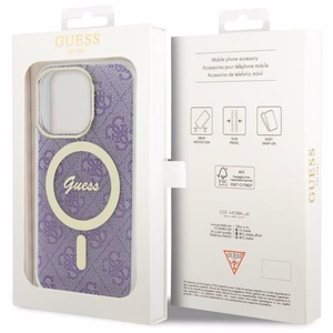 Guess GUHMP14LH4STU iPhone 14 Pro 6.1 violetti/violetti suojakuori 4G MagSafe