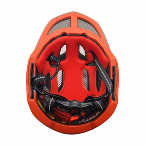 Wozinsky Kids' Full Face Bike Helmet with USB Rear Light S - Red and Yellow