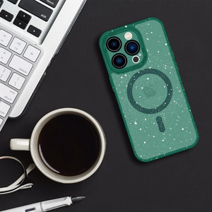 Tel Protect Magneettinen Splash Frosted Suojakuori iPhone 14:lle vihreä