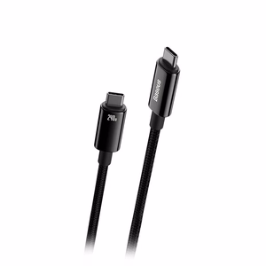 USB-kaapeli Baseus Tungsten PD20W USB-C - USB-C 1,0m musta CAWJ040001