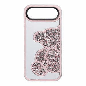 Suojakuori iPhone 17 AIR:lle Teddy Bear vaaleanpunainen