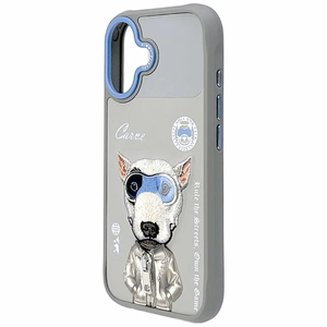 Nimmy Cool&Cute 2.0 Nag Suojakuori iPhone 17:lle - Harmaa