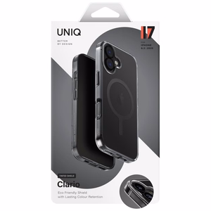 Uniq Clario Magclick lataussuojakuori iPhone 17:lle - musta