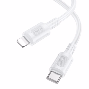 USB-kaapeli Borofone BX111 USB-C - Lightning 1.0m valkoinen