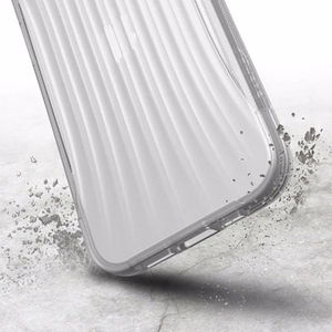 Raptic X-Doria Clutch suojakuori laitteelle iPhone 14 Pro, läpinäkyvä