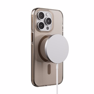 Crong Clear MAG Pro MagSafe suojakuori iPhone 15 Pro -laitteelle, aavikonbeige