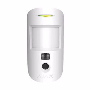 Ajax MotionCam Jeweller wireless motion detector with photo verification, white