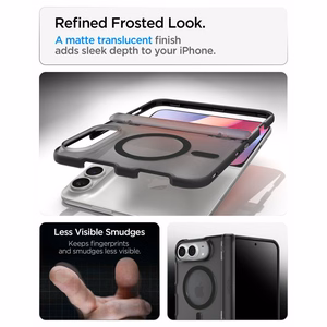Spigen Ultra Hybrid Pro MagSafe  iPhone Duo kuori, musta