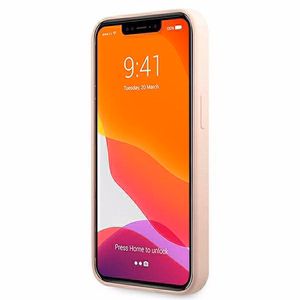 Karl Lagerfeld Silikoni Ikonik Karl&Choupette MagSafe kotelo iPhone 13 Pro Max - vaaleanpunainen - vaaleanpunainen