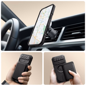 Tech-Protect Kevlar MagSafe Suojakuori iPhone 17 Air:lle - Musta