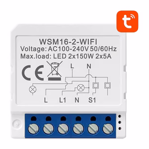 Älykytkentämoduuli WiFi Avatto WSM16-W2 TUYA