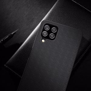 Nillkin Textured Case kestävä vahvistettu kotelo geelirunko ja nylon takaisin Samsung Galaxy A22 4G musta