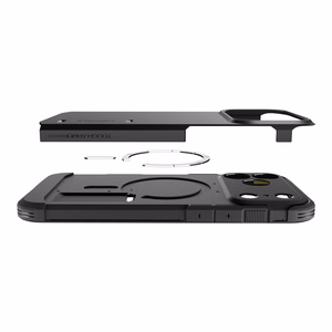 Spigen Tough Armor T Mag Magsafe Suojakuori iPhone 17 Pro Max:lle musta
