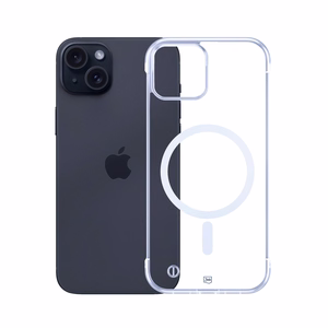 3mk Just20g MagCase iPhone 15 Plus:lle - Läpinäkyvä