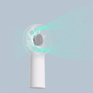 Jisulife Handheld Fan Life5 Plus 4000mAh Portable Mini Blower USB Fan - White