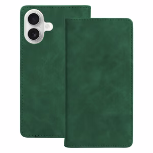 Smart Suede -kuori mallille iPhone 16 6,1", vihreä