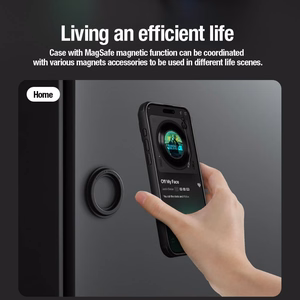 Nillkin CamShield Pro Magneettinen Suojakuori iPhone 15 Plus:lle sininen
