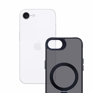 3mk Smoke Case Mag&Stand Apple iPhone 16E:lle - musta