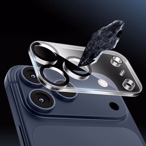 Tech-Protect Cam Fit+ kameran suojus iPhone 17 Pro:lle - kirkas