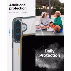 Spigen Ultra Hybrid -suojakuori Samsung Galaxy A57 5G:lle space clear