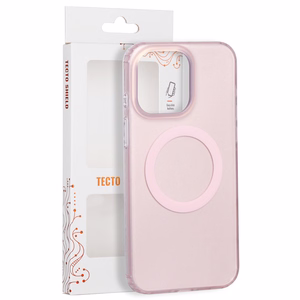 Tecto Shield Mistiq Mag suojakuori iPhone 15 Pro Max 6,7"-mallille, vaaleanpunainen