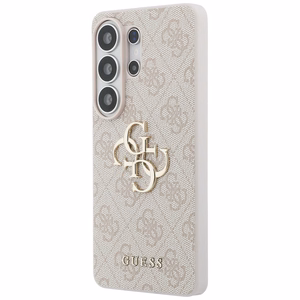 Guess 4G Big Metal Logo Suojakuori Samsung Galaxy S26 Ultra vaaleanpunainen