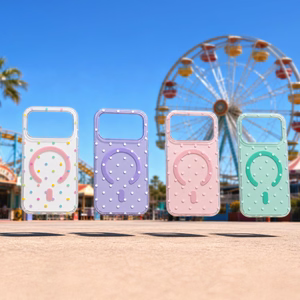 Bubble Dots Mag case for Samsung S26 Ultra pink