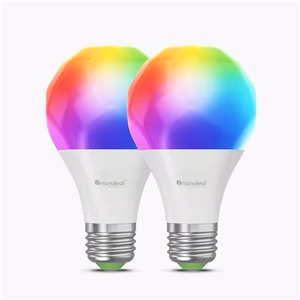 Nanoleaf Essentials Matter A60 – E27 RGBCW-älylamput, 2 kpl, 900 lm, 2700–6500 K, 9 W, Wi-Fi