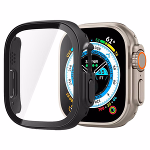 Spigen Thin Fit 360 -suojakuori Apple Watch Ultra 49 mm -mallille, musta