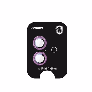 Joyroom JR-MSF0302 suojalasi iPhone 16/16 Plus linsseihin - vaaleanpunainen