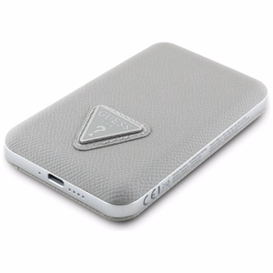 Guess Grained Triangle Varavirtalähde MagSafe 5000mAh 15W USB-C - beige