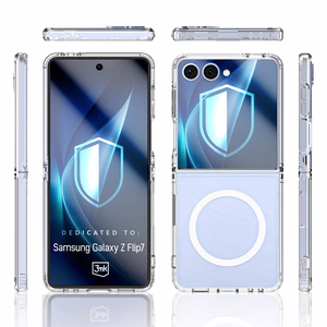 3mk Armor MagCase Samsung Galaxy Z Flip 7:lle - Läpinäkyvä