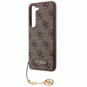 Guess 4G Charms Collection Suojakuori Samsung Galaxy A35:lle - ruskea