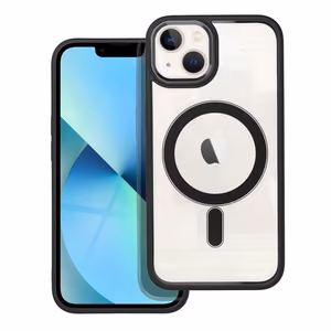 Suojakuori iPhone 13:lle Color Edge Mag Cover yhteensopiva MagSafe musta