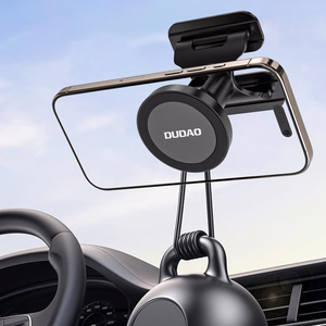 Dudao F25 MagSafe-yhteensopiva auton pidike kojelautaan tai tuulilasin - musta
