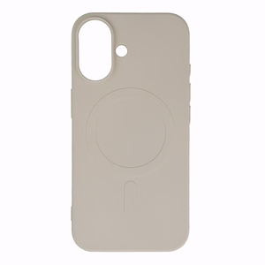 Nestemäinen Silikoninen MagSafe Suojakuori Samsung Galaxy S25:lle - beige