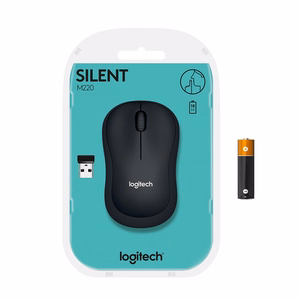 LOGITECH M220 Silent Black langaton optinen hiiri, 2.4GHz