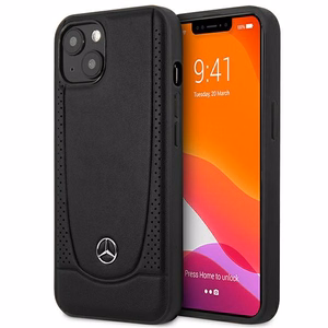 Mercedes MEHCP14MARMBK iPhone 14 Plus 6.7 musta / musta kovakuori Leather Urban