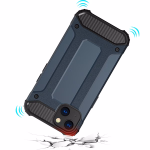Hybrid Armor kotelo iPhone 14 Plus panssaroitu hybridi suojus sininen