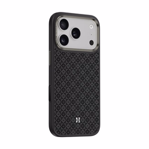 Benks Magnetic Armor Pro Armor Grid Kevlar suojakuori Metal Frame 600D (Y069) iPhone 17 Pro:lle musta